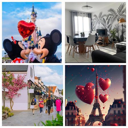 Disney, Sunny Comfortable 2 Bedrooms Family Apartment, 8 Pers, Wifi, Netflix Chessy Kültér fotó