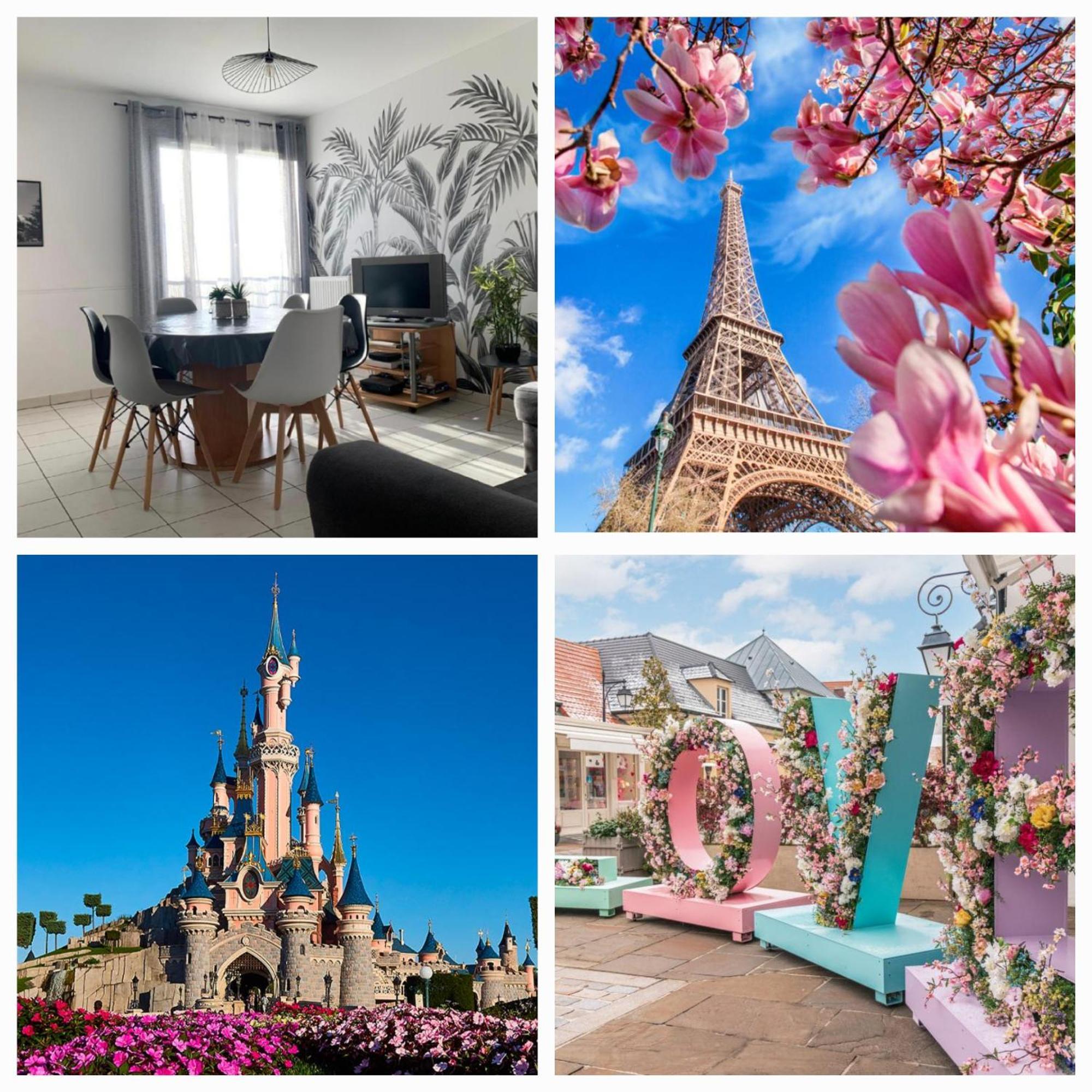 Disney, Sunny Comfortable 2 Bedrooms Family Apartment, 8 Pers, Wifi, Netflix Chessy Kültér fotó
